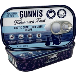 Gunnis Toppers Rødding & Torskelever til kat 85g